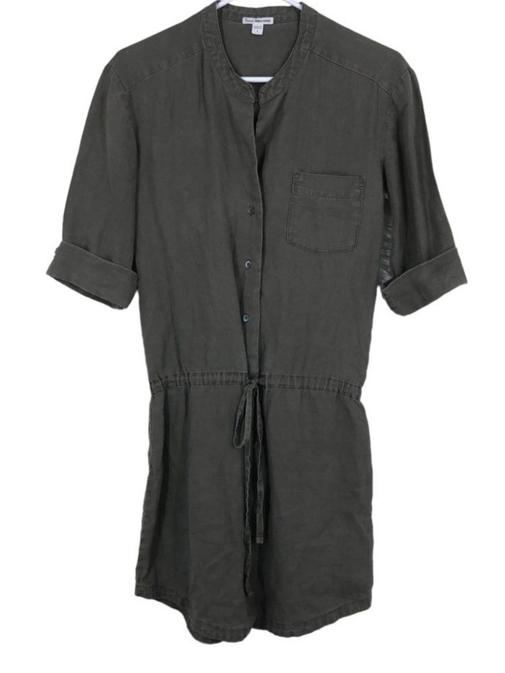 Standard James Perse Line Drop Waist Lagan Shirt Dress, , size 2 (medium)
